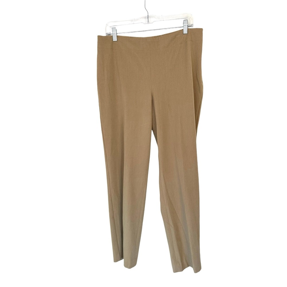Talbots Tan Khaki Work‎ Office Business Career Heritage Ankle Pants Size 12